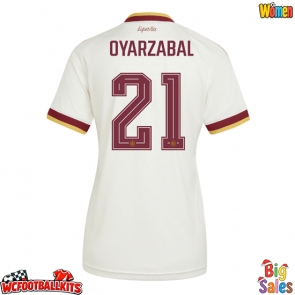 Spain Mikel Oyarzabal #21 Replica Away Stadium Shirt for Women World Cup 2026 Short Sleeve